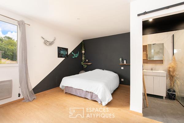 Maison familiale lumineuse avec piscine et espace indépendant près d’Albi