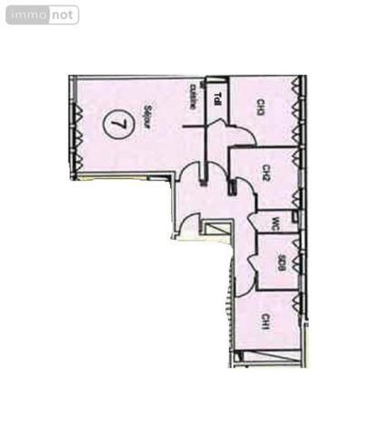 Appartement à vendre à Pontoise dans le Val-d'Oise (95300), ref : 95010-104