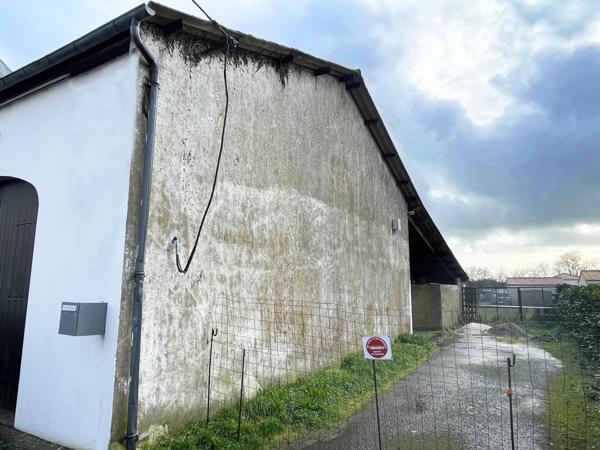 Hangar de 250 m² avec ancien moulin – Fort potentiel