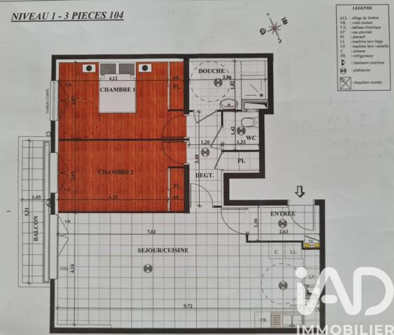Appartement à vendre 3 pièces 79 m² Sainte-Geneviève-des-Bois