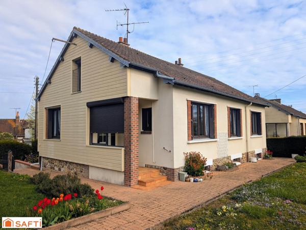 Pavillon lumineux et économe, avec jardin