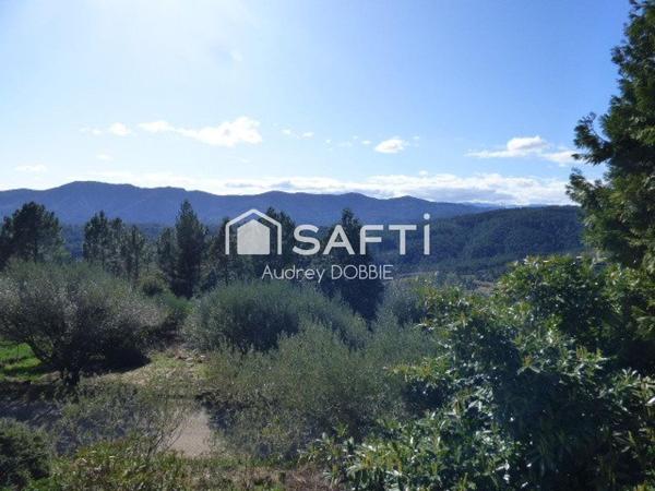 07140 : Maison Pierre de 177 m² avec Vue dominante et terrain de 7300m²