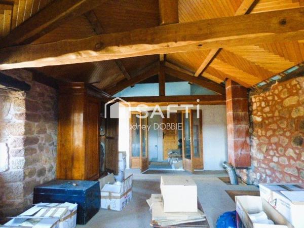 07140 : Maison Pierre de 177 m² avec Vue dominante et terrain de 7300m²