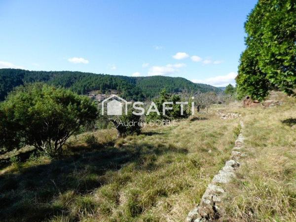 07140 : Maison Pierre de 177 m² avec Vue dominante et terrain de 7300m²