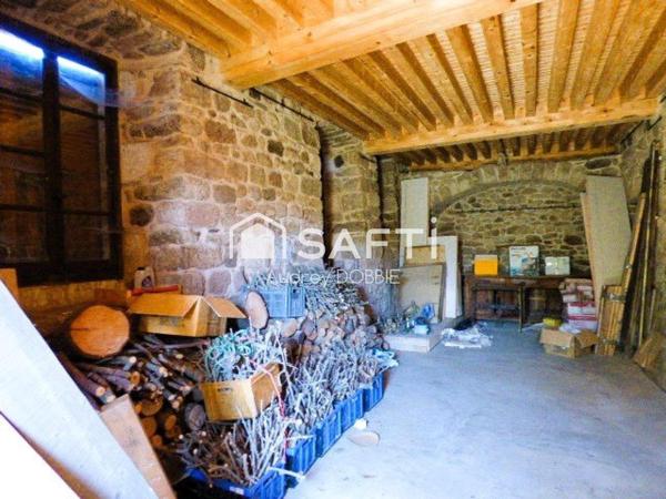 07140 : Maison Pierre de 177 m² avec Vue dominante et terrain de 7300m²