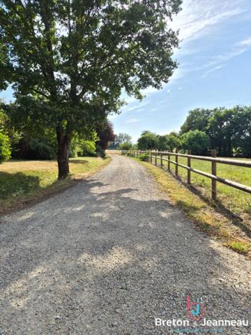 Longère en campagne sans voisins à Oisseau