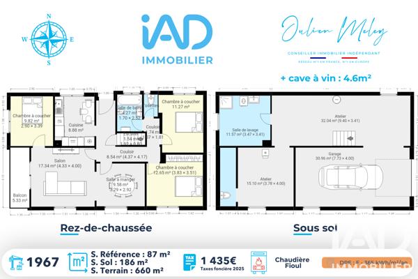 Maison à vendre 5 pièces 87 m² Montbéliard