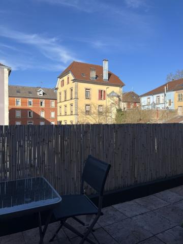 Belfort centre – Studio 22 m² rénové avec grande terrasse