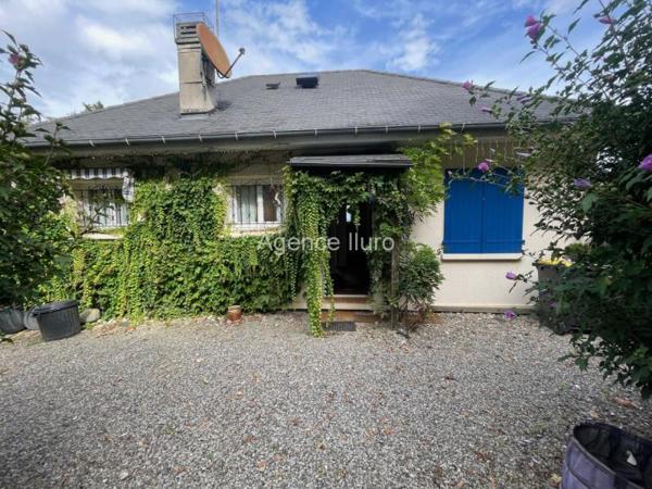 Maison - Proximite oloron-sainte-marie - Réf.:205326 EXCLUSIVITE - VILLA T4 DE CONCEPTION PLAIN-PIED EN TRES BON ETAT STRUCTUREL AVEC BELLE VUE CHAMPETRE -