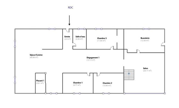 MARLHES 42660 secteur paisible à deux pas du centre du village et des commodités villa 170m² habitables 4 chambres sur 802m² de terrain