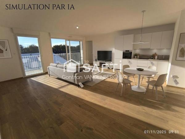 T3 de 75 m² avec Balcon Sud, Proche Arras !