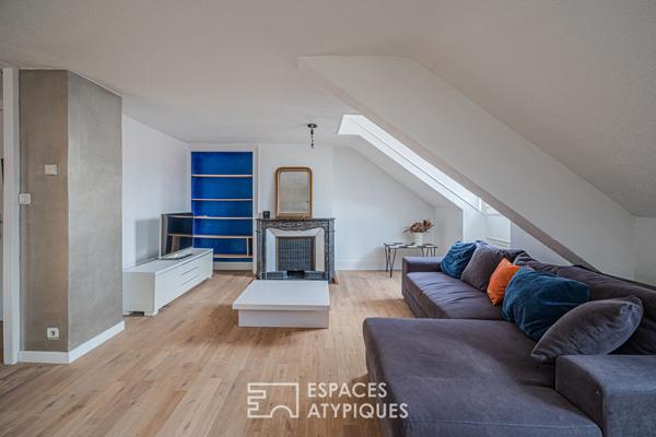 Appartement en dernier étage avec vue
