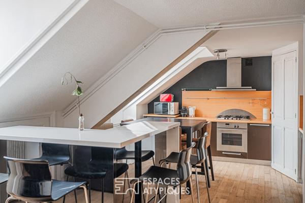 Appartement en dernier étage avec vue