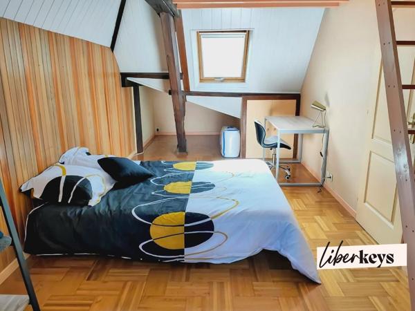 ANGERS – DUPLEX DE CHARME – DERNIER ÉTAGE – COLOCATION PREMIUM & VIE DE FAMILLE