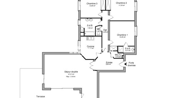 Location Appartement 5 pièces 132.84 m² - Valence 26000