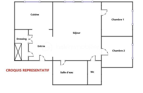 Appartement de 53,70 m²