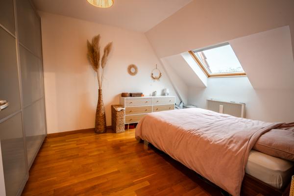 Wolfisheim (67202) À vendre – Duplex 3 pièces lumineux avec terrasse, garage et cave – Wolfisheim