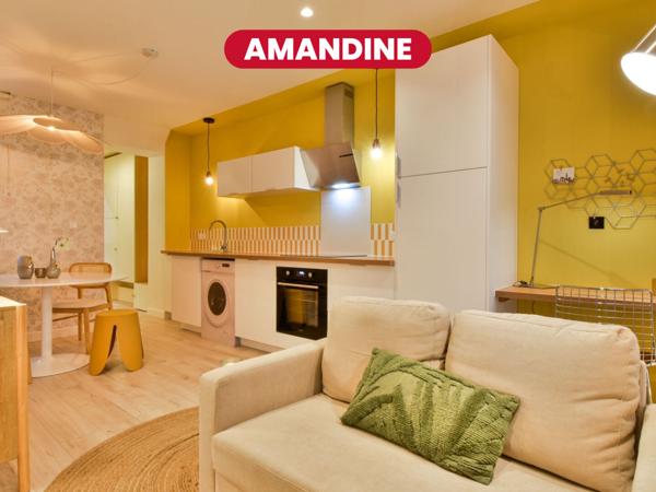 AMANDINE-T2 entièrement rénové et meublé, clé en main boulevard Victor Hugo