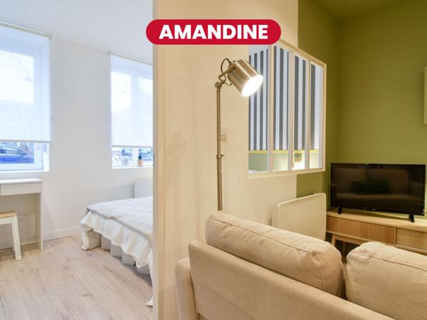 AMANDINE-T2 entièrement rénové et meublé, clé en main boulevard Victor Hugo