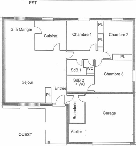 Le Plessis-Trévise-Maison 240 m2 au sol-Parcelle720m2-7 pièces-6 chambres-Luminosité-jardin-terrasse-garage-buanderie