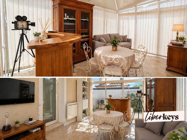 Villa 4 pièces récente et lumineuse avec véranda et jardin à Marignane