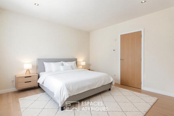 Confortable appartement de deux pièces avec extérieur