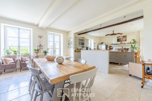 Propriété du XVIe avec vue privilégiée sur la Loire