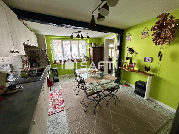 Maison 2 chambres 1 bureau, dépendance jardin, garage