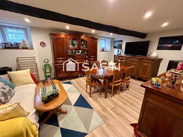 Maison 2 chambres 1 bureau, dépendance jardin, garage