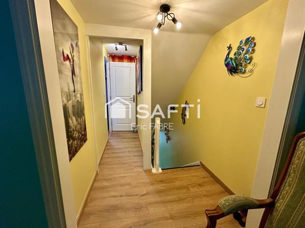 Maison 2 chambres 1 bureau, dépendance jardin, garage