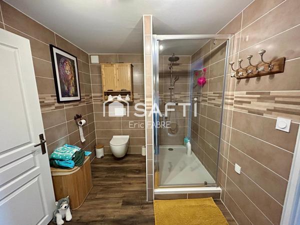 Maison 2 chambres 1 bureau, dépendance jardin, garage