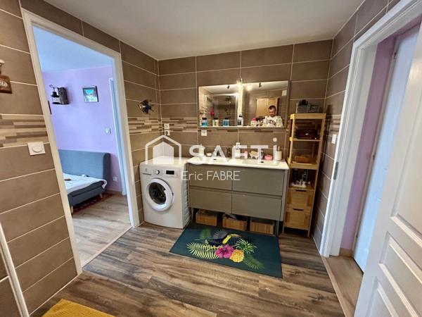 Maison 2 chambres 1 bureau, dépendance jardin, garage