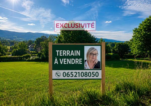 Terrain Entrelacs 460 m2 -viabilisé , libre constructeur
