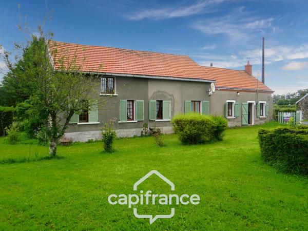 maison à vendre 4 pièces SAINT SATURNIN (18) sur terrain de 2570 m2