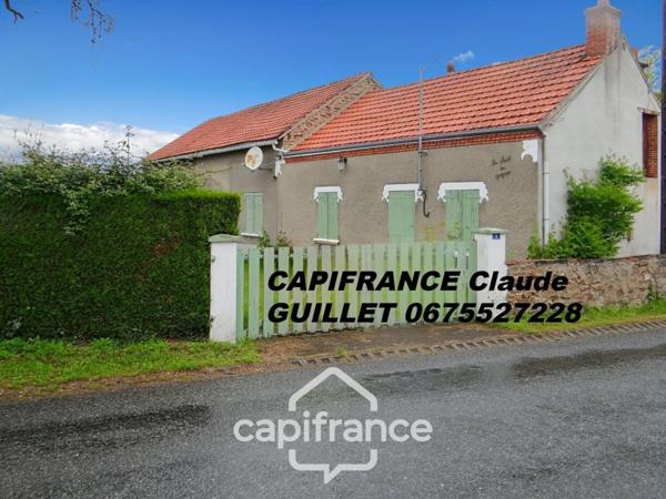 maison à vendre 4 pièces SAINT SATURNIN (18) sur terrain de 2570 m2