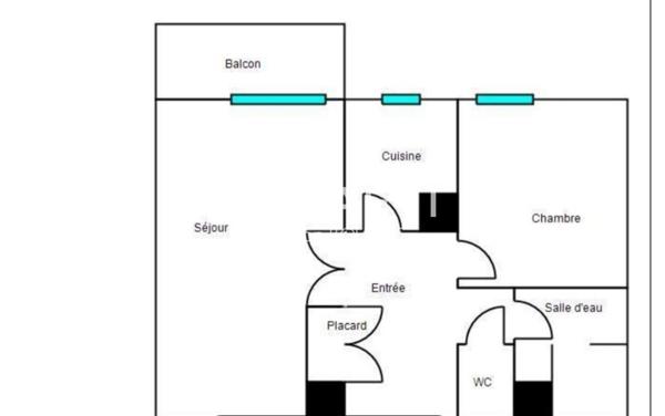 Appartement T2 quartier ST DONATIEN