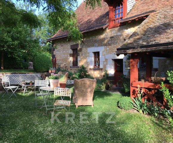 Maison de vigneron du XVIIe, avec une vue panoramique sur la vallée de la Loire