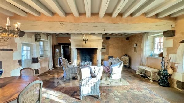Maison de vigneron du XVIIe, avec une vue panoramique sur la vallée de la Loire
