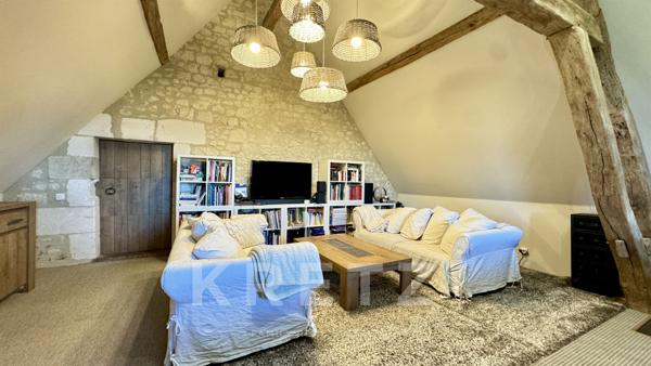 Maison de vigneron du XVIIe, avec une vue panoramique sur la vallée de la Loire