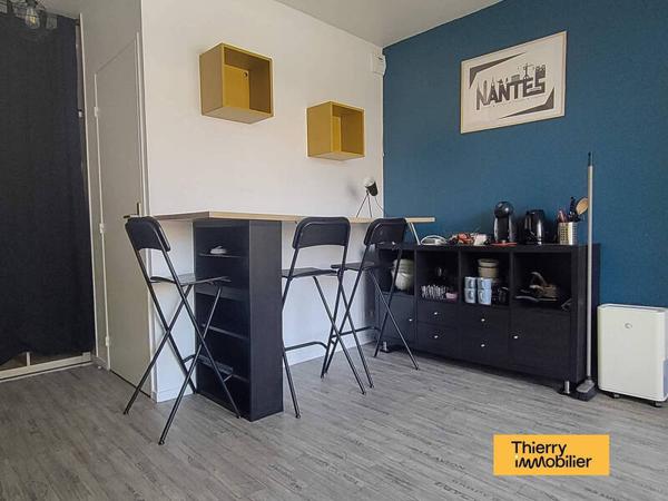 Appartement 1 pièce                                        - 44000 Nantes - Centre ville Réf : 122366