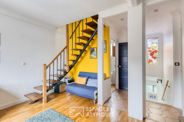 Maison de charme avec jardin et atelier