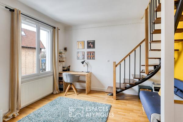 Maison de charme avec jardin et atelier