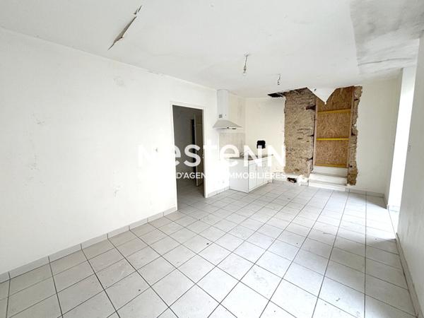 Appartement à vendre à VANNES en RDC à rénover T2 ou grand studio quartier Saint Patern