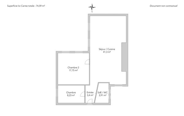 Appartement Paris 18e - JULES JOFFRIN / VILLAGE RAMEY