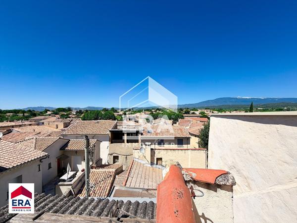 Maison de village à rénover avec fort potentiel ? Terrasse panoramique ? Mazan ? Vue Mont Ventoux