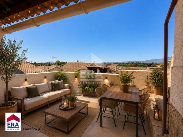 Maison de village à rénover avec fort potentiel ? Terrasse panoramique ? Mazan ? Vue Mont Ventoux
