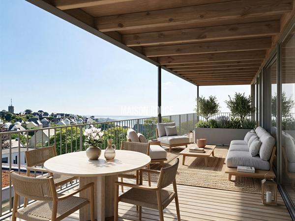 Appartement d'exception avec vue mer - Dernier étage au Val André