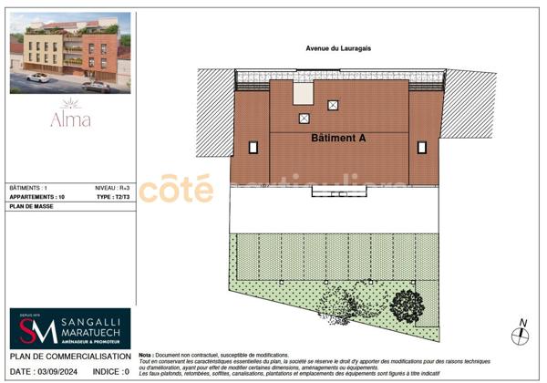 Vente Appartement42,36 m² - 2 Pièces - LABARTHE SUR LEZE (31860)
