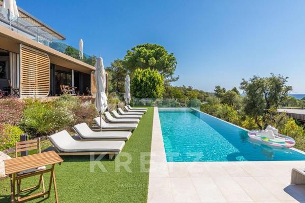 Architecture contemporaine, vue mer et art de vivre
