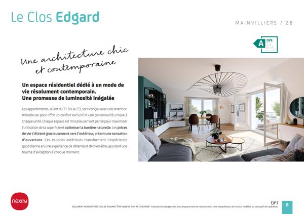 OFFRE EXCEPTIONNELLE! APPARTEMENT F2 PROGRAMME NEUF NEXITY MAINVILLIERS